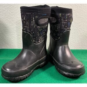 BOGS K Grasp Sparks Infants Children's Waterproof Pullon Boots Size 8 EU 24